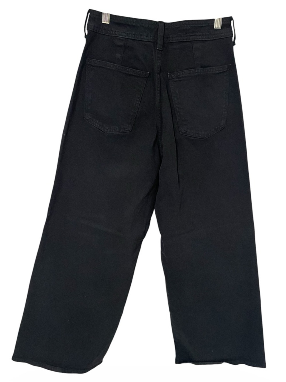 Universal Thread Sailor Wide Leg Jeans NWT Size 6 Black High Rise Cropped - Picture 5 of 9